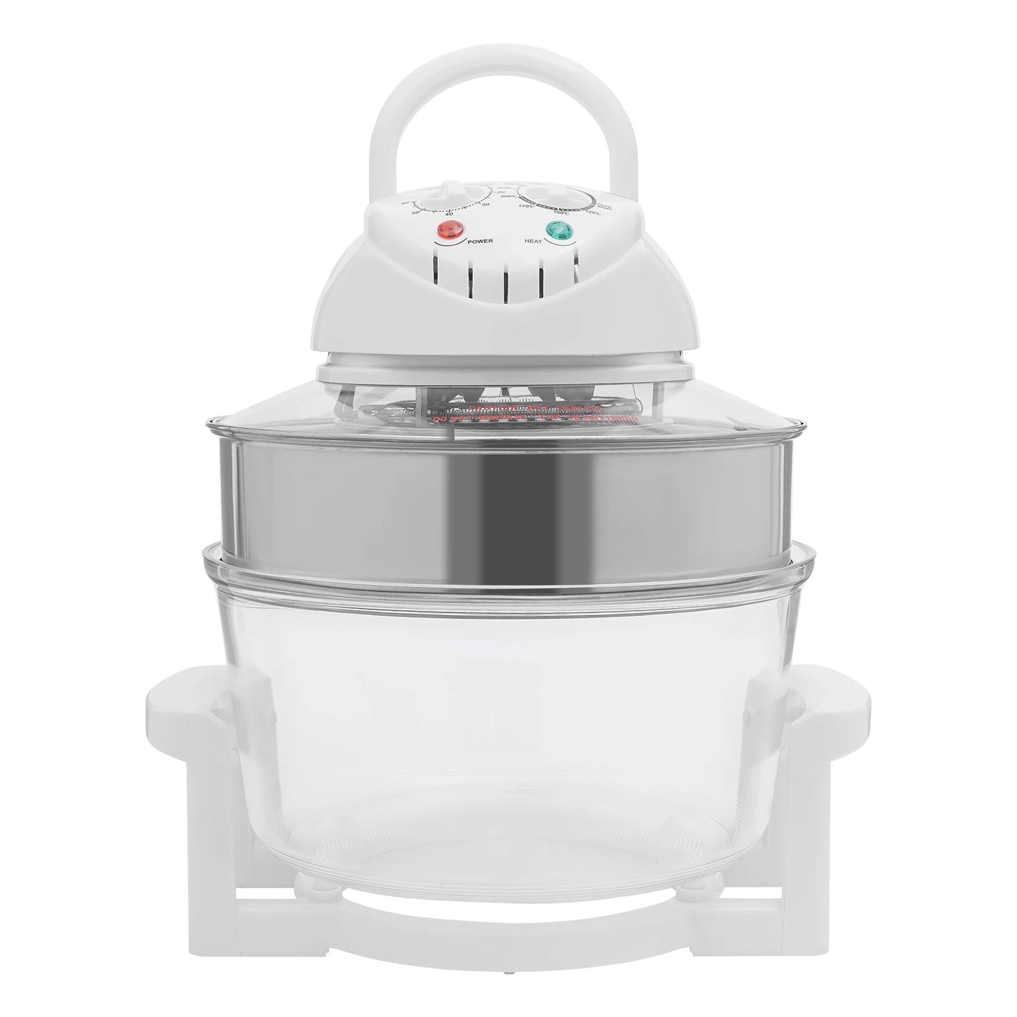 Visual Air Fryer 1200W Hot Air Circulation Oil Free Cooker