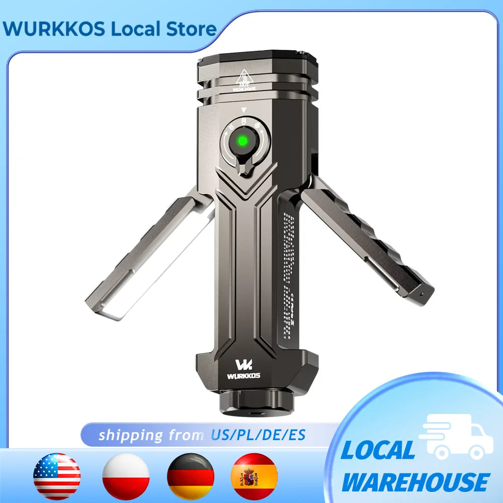 Wurkkos HD02 800 LM Portable LED Camping Lantern Flashlight