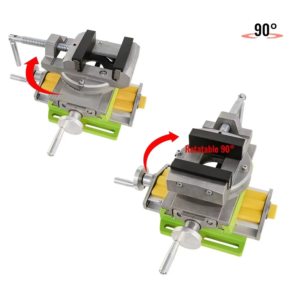 2 In 1 Milling Drilling Precision Vise With Swivel Base