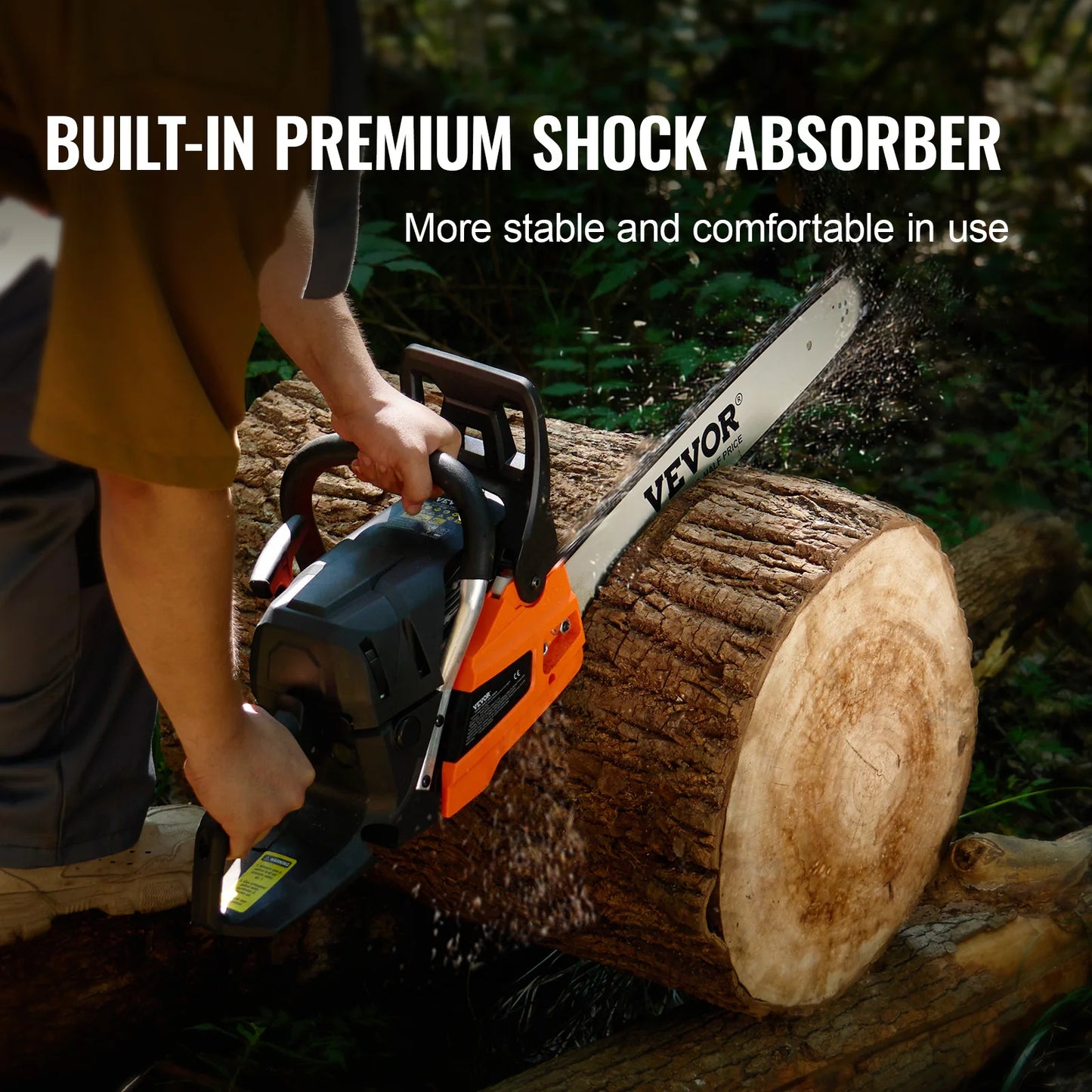 Succebuy Gas Chainsaw For Tree Wood Cutting Heavy Duty