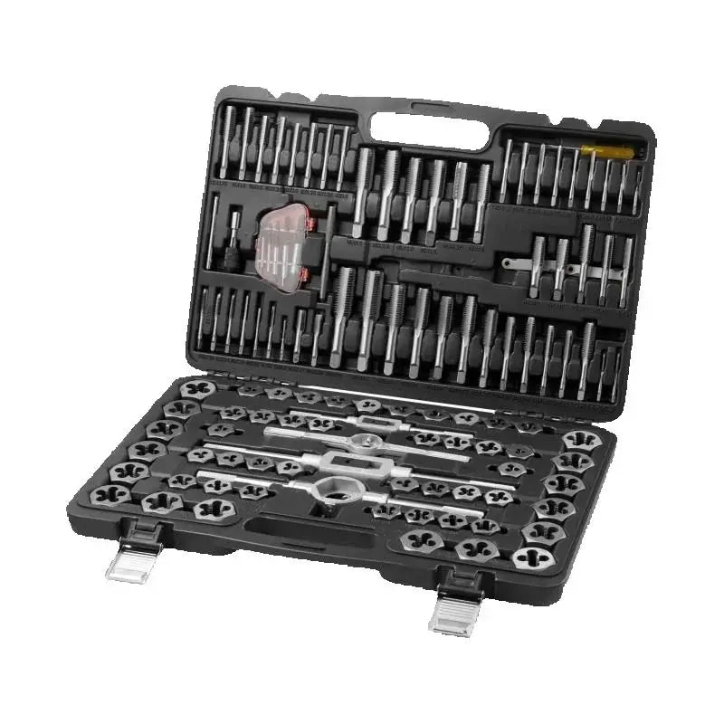 SucceBuy Bearing Tap And Die Set Metric SAE Taps Dies