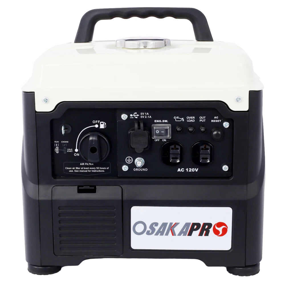 Portable Inverter Generator 1200W Ultra Quiet EPA Compliant Eco Mode