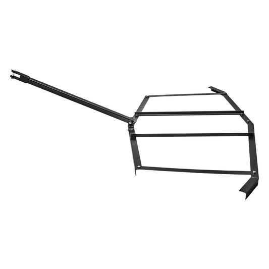 SucceBuy Drag Harrow Tow Behind Driveway Grader With Pin Hitch