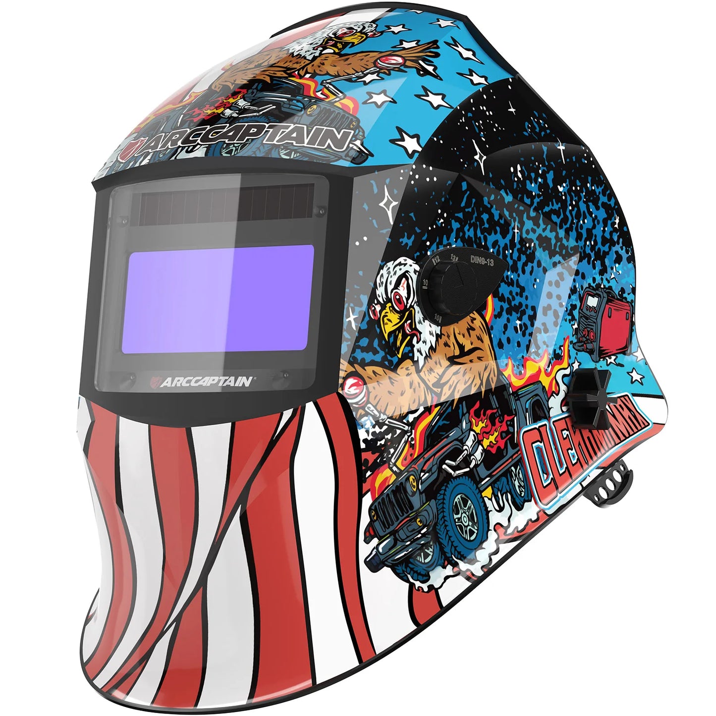 ARCCAPTAIN Auto Darkening Welding Helmet DIN 4 TIG MIG MMA