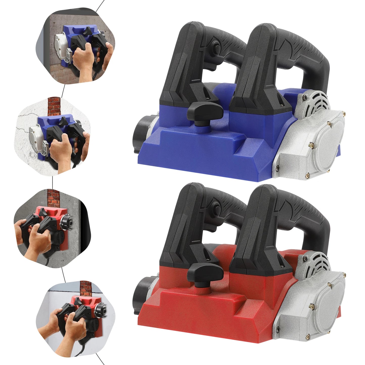 CNCEST 1300W Power Hand Planer With Adjustable Depth