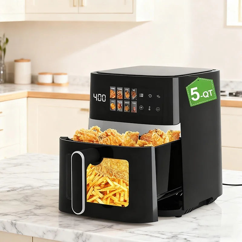 Large Capacity Air Fryer Visual Intelligent Fully Automatic Anti Scald