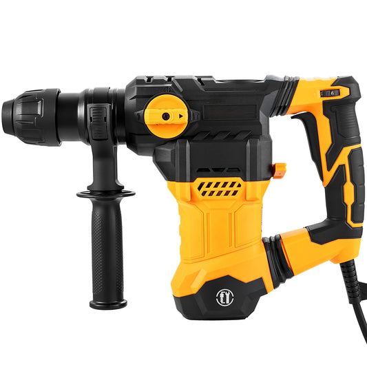 SucceBuy 1500W Corded Rotary Hammer Drill With 4 Modes