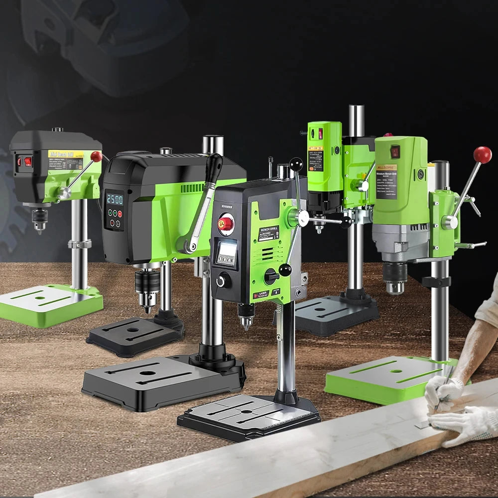 Allsome Mini Bench Drill Press Variable Speed Drill Chuck