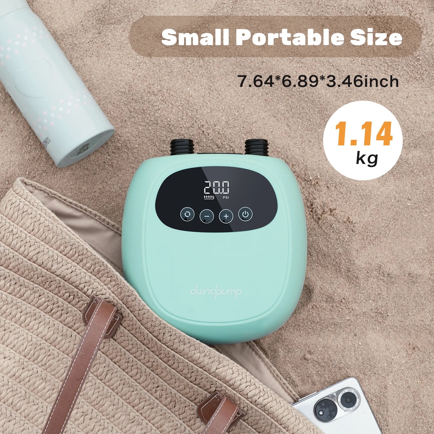 DP3 Electric 20 PSI SUP Pump With 38.48Wh Battery Portable