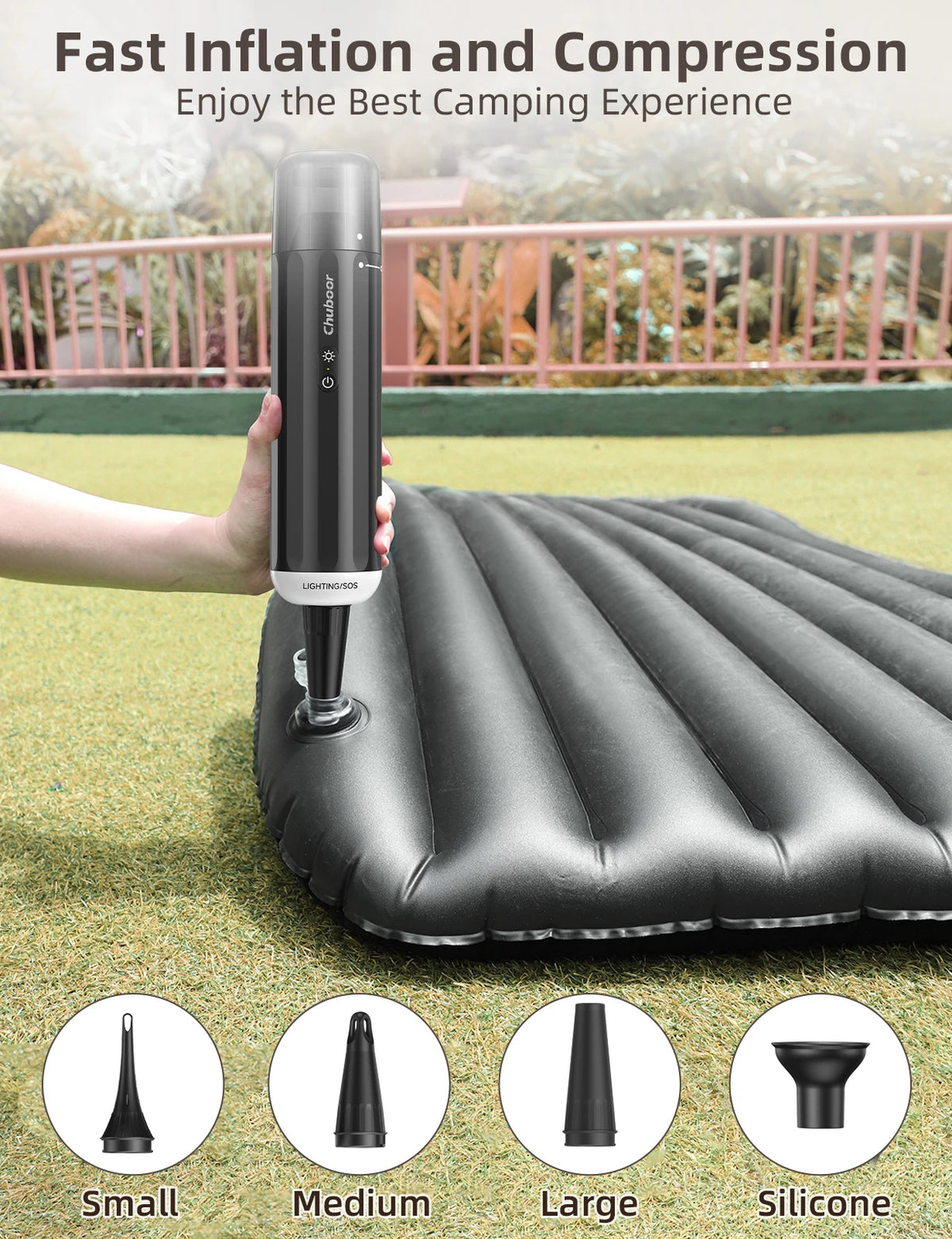 Chuboor Cordless Car Vacuum Cleaner With Powerful Suction